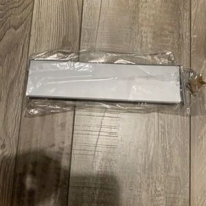 Aluminium Silver 10" X 2.5" Tidy Mail Slot Plate